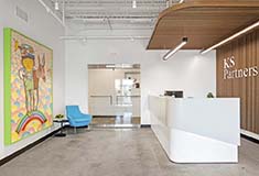 Ebbrell Architecture + Design creates new office for KS Partners at 130 New Boston St. 